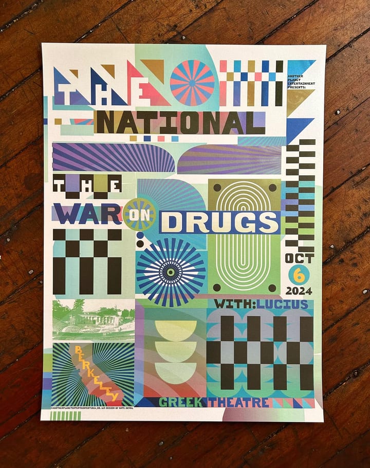 The National, The War on Drugs, and Lucius at the Greek Theatre on October 6, 2024
